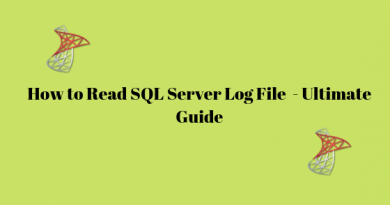 read SQL Log file